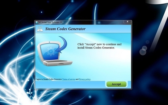Steam Codes Generator
