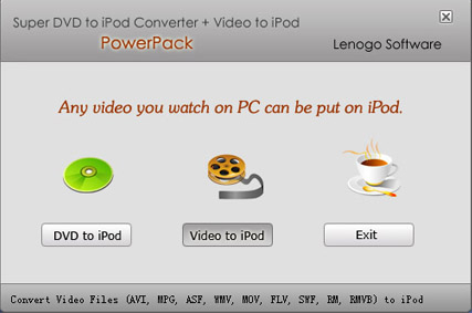 Super DVD + Video  to iPod Converter