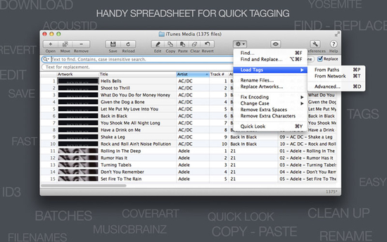 Tag Editor for MAC