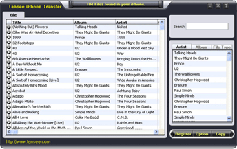 Tansee iPhone Music Backup