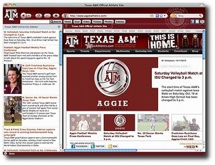 Texas A&M Aggies IE Browser Theme