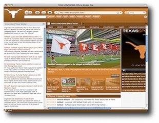 Texas Longhorns IE Browser Theme