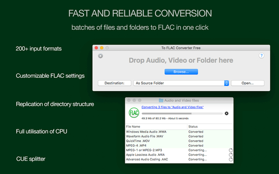 To FLAC Converter Free for Mac