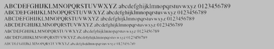 Tribune Font PS Mac