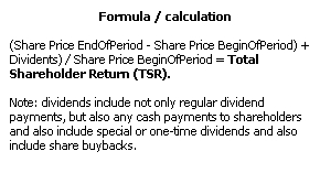 TSR Total Shareholder Return (MBA)