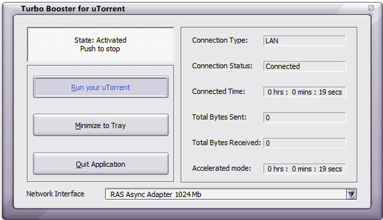 Turbo Booster for uTorrent