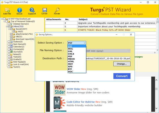 Turgs PST Wizard