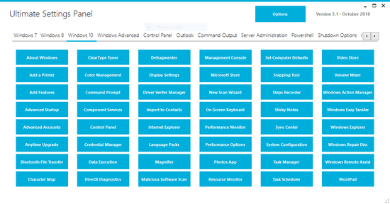 Ultimate Settings Panel