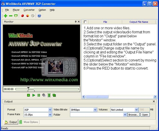 Universal AVI/WMV 3GP Converter