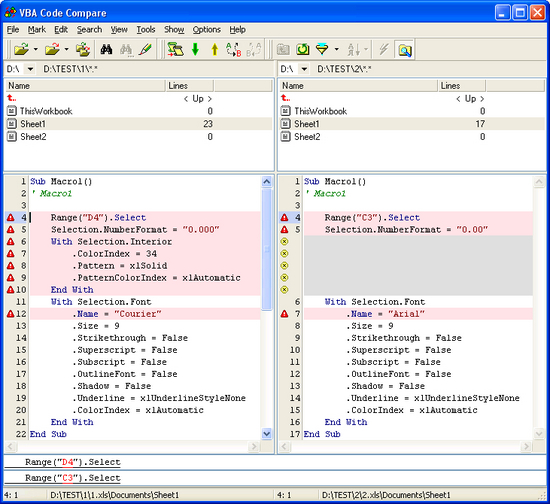 VBA Code Compare