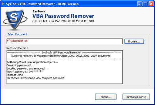 VBA Password Remover Tool