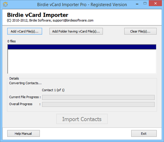 vCard Address Book Converter
