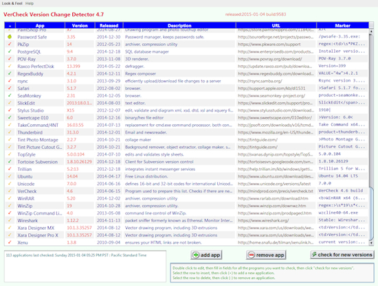 VerCheck Version Change Detector