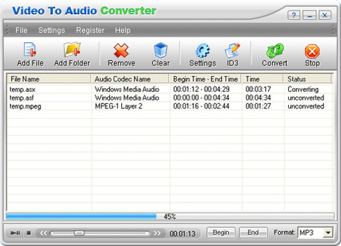 Video To Audio Converter