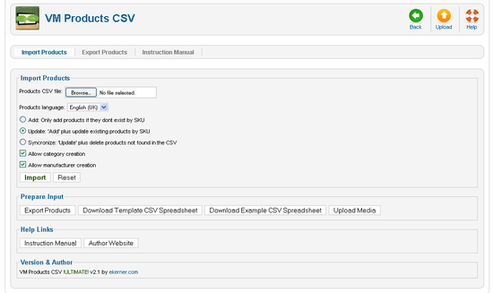 VM Products CSV ULTIMATE