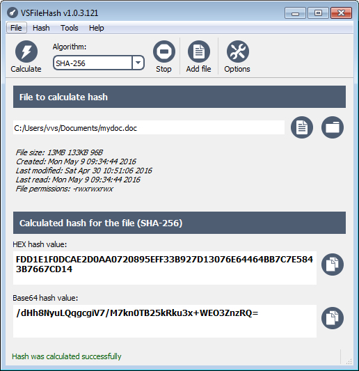 VSFileHash