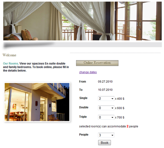 Web-Based Room Booking System