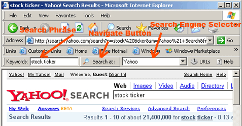 Web Search Bar