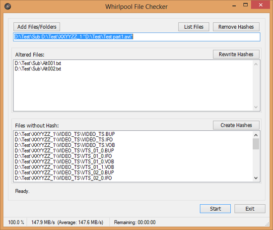 Whirlpool File Checker