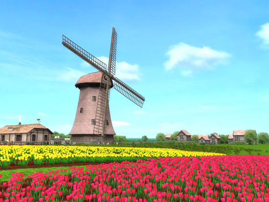 Windmill 3D Screensaver