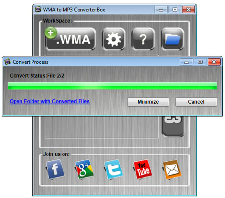 WMA to MP3 Converter Box