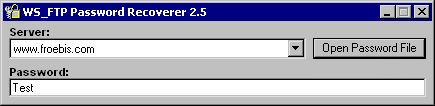 WS_FTP Password Recoverer