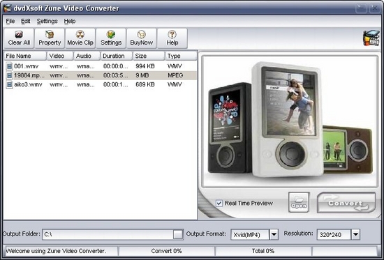 X-Soft Zune Video Converter