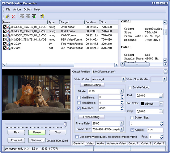 YASA Video Converter