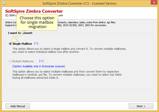 Zimbra Mail to Outlook