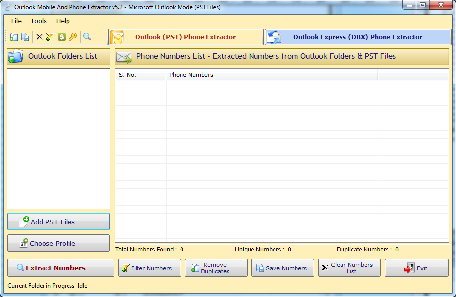 Download Outlook Mobile & Phone Number Extractor