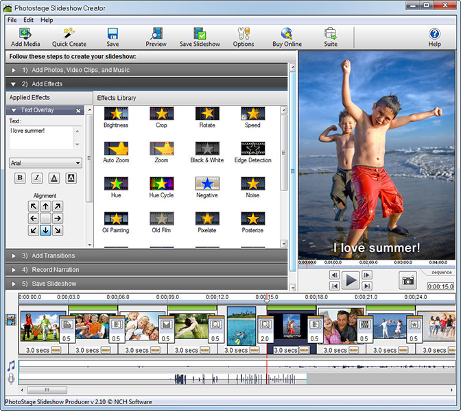 convert video codec or extenstions in photostage software
