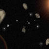 3D Space Asteroids