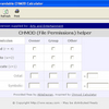 Arts and Entertainment CHMOD Calculator