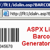 ASPX Linear Barcode Generator Script
