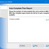 Auto-Complete Files Report for Outlook