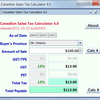 Canadian Sales Tax Calculator