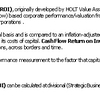 Cashflow Return on Investment (MEGA)