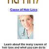 Cause of Hair Loss