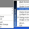 Control Screen Saver