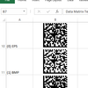 Data Matrix Excel Barcode Generator