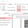 Data Matrix Native Access Barcode