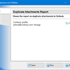 Duplicate Attachments Report for Outlook