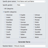 Free Name Generator
