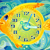Gold Fish Clock ScreenSaver