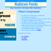 Hilbert Compressed Font OpenType