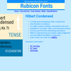 Hilbert Condensed Font OpenType