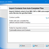 Import Contacts from Auto-Complete Files