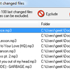 Last Changed Files