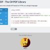 The C# PDF Library